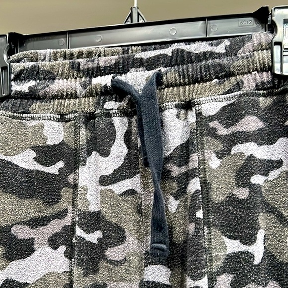 Express  Jogger set  gray black army fatigue Top Size S petite Bottom XS petite - Picture 8 of 10